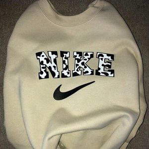 Crewneck cow print Nike